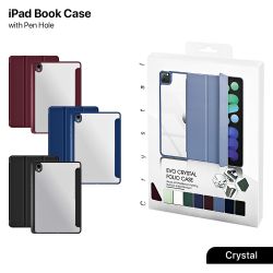 دفتر Crystal آيباد مع فتحة قلم